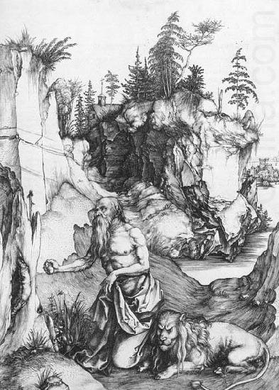St Jerome Penitent in the Wilderness, Albrecht Durer